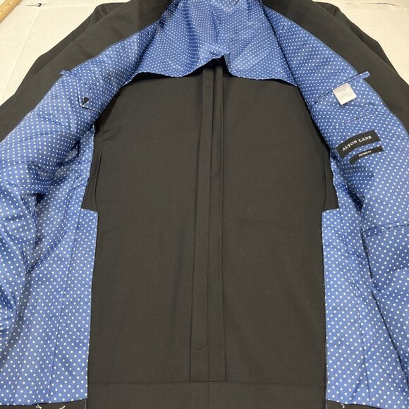 Alton Lane Blazer Mens 44L Black Mercantile Suit Jacket Tailored Fit Formal Prom - Picture 9 of 11